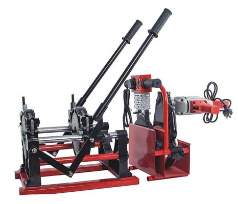 2 Clamps2.3KW Hdpe 63mm 160mm χειρωνακτική μηχανή συγκόλλησης σωλήνων