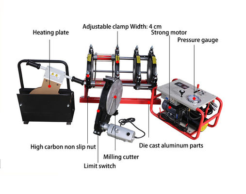 710mm Hydraulic Butt Fusion Machine SHT800-SHY Hydrostatic 1100*720*1620mm